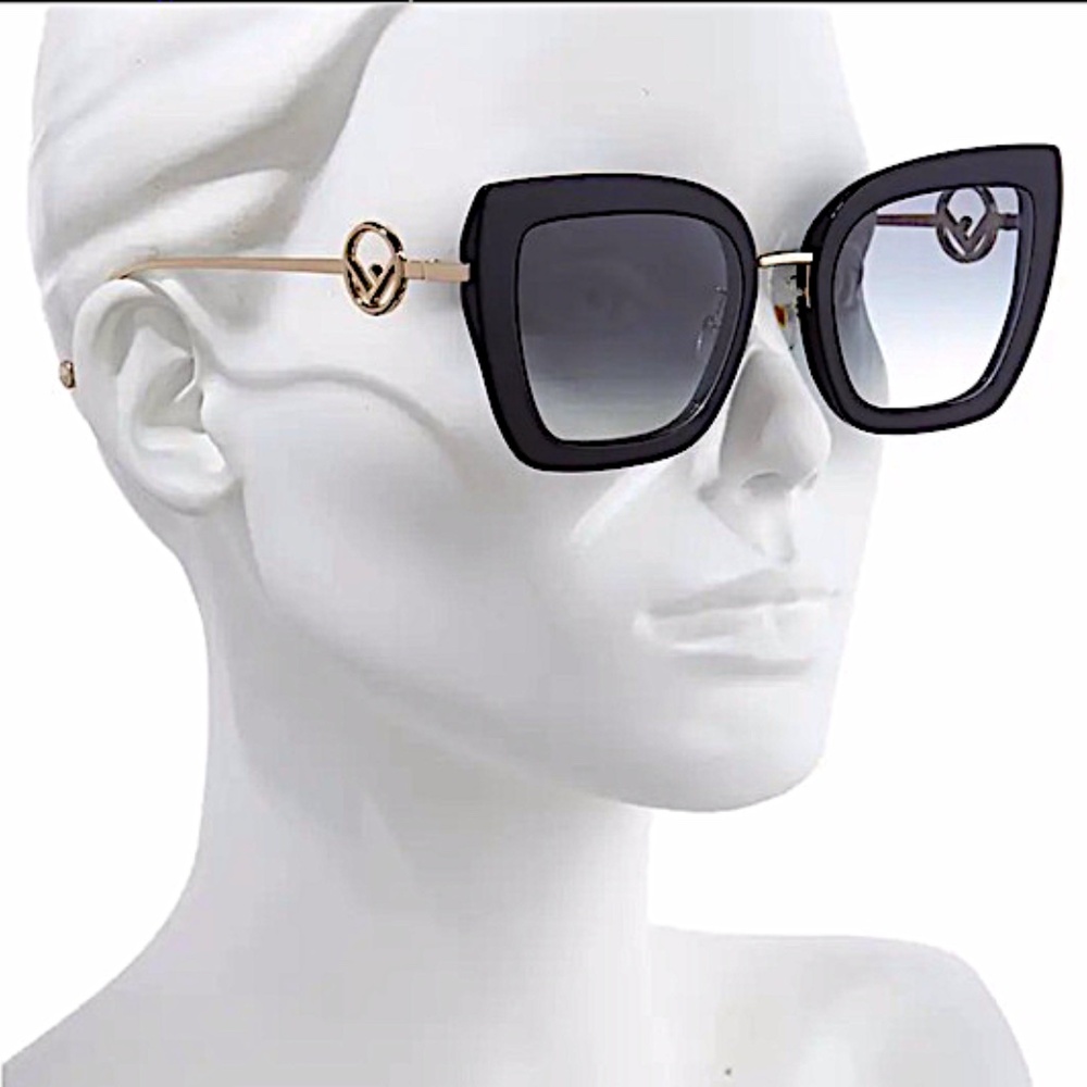 Fendi Cat Eye Sunglasses 55